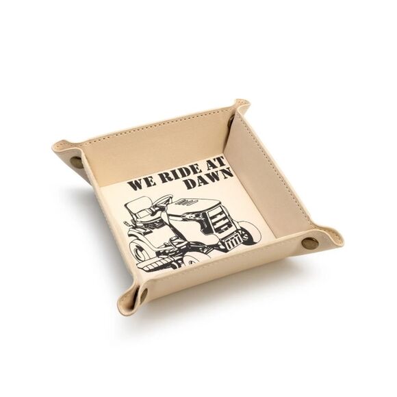 Father Day We Ride At Dawn Desktop Tray Set: folding tray, keychain, money clip - Picture 3 of 5